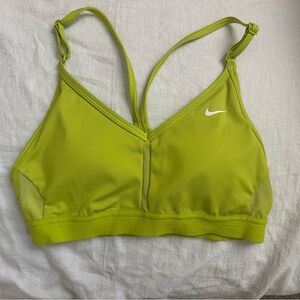 Lime Green Nike Sports Bra